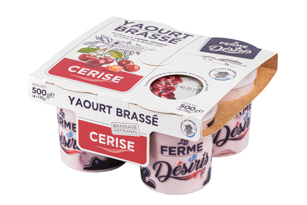 Pack de Yaourts brassés – Cerise