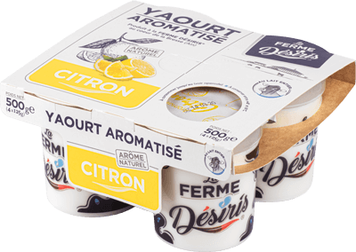 Pack Yaourts aromatisés Citron