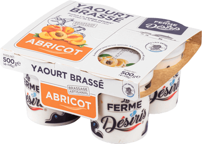 Pack de Yaourts Brassés - Abricot