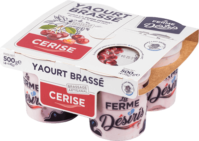 Pack de Yaourts Brassés - Cerise