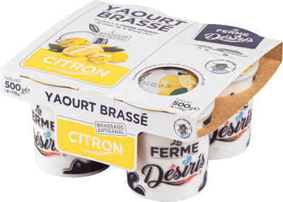 Pack de Yaourts Brassés - Citron