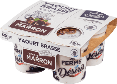 Pack de Yaourts Brassés - Marron