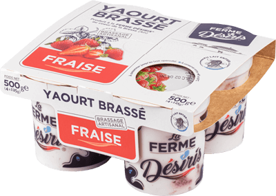 Pack de Yaourts Brassés - Fraise