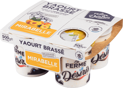 Pack de Yaourts Brassés - Mirabelle