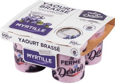 Pack de Yaourts Brassés - Myrtille