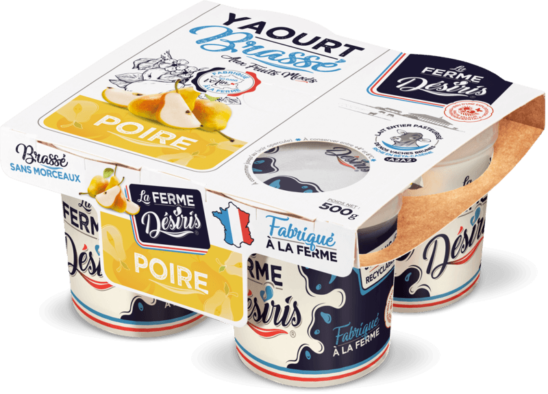 YaourtBrasseFruitsMixes Poire